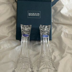 Waterford Marquis Crystal Candlesticks Brand New